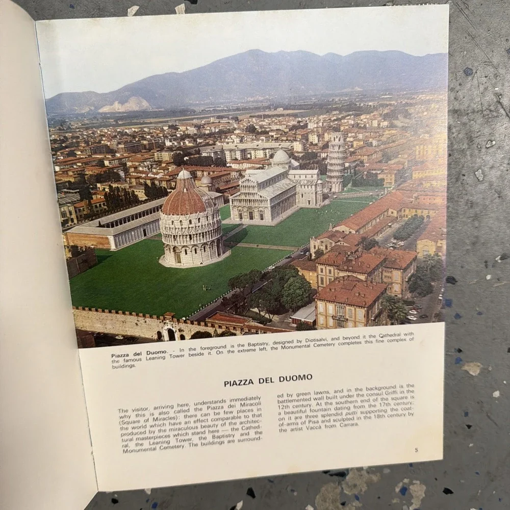 All Pisa‎ Vintage Tourist Souvenir Guidebook